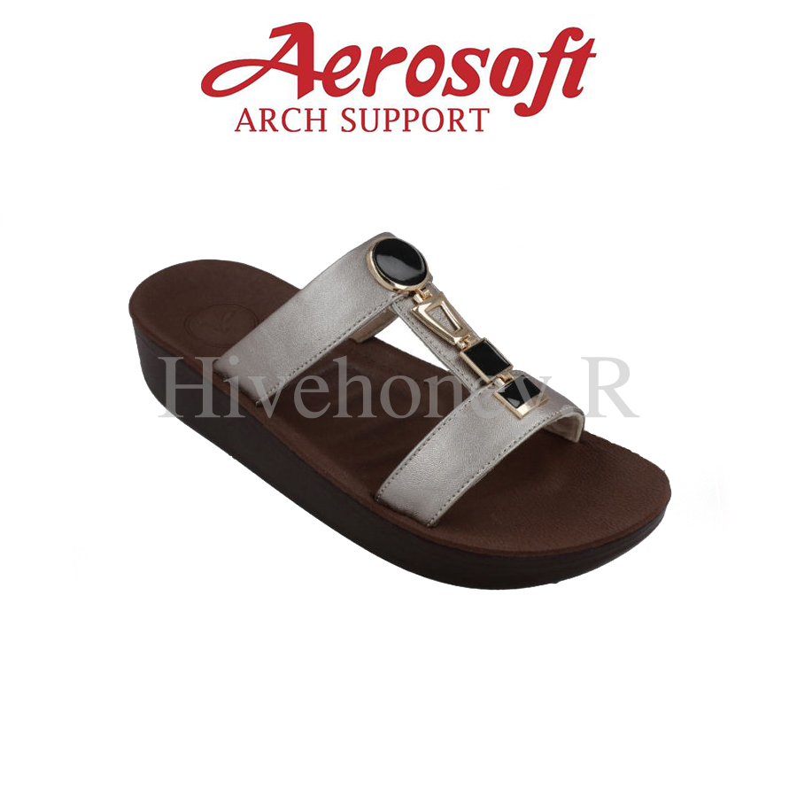 ☁️FW8384☁️ รองเท้าแตะเพื่อสุขภาพ aerosoft arch support(แอโร่ซอฟ) ราคา ถูกที่สุด ดีลบีเคเค แกลเลอรีภาพที่ 2