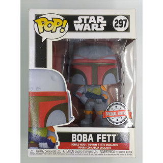 Funko Pop Star Wars - Boba Fett #297 (กล่องมีตำหนินิดหน่อย)