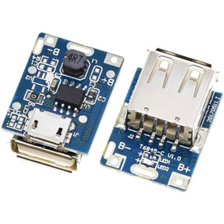 5V Boost Converter Step Up Power Module Lithium Battery Li-ion Charging Protection Board 134N3P with USB and Micro Port