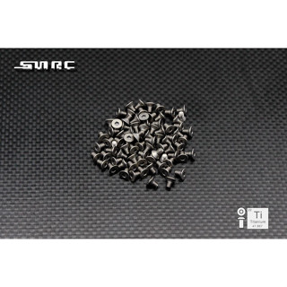 SNRC S-917306-Ti HEX SCREW FLAT HEAD M3x6 Ti(6) สำหรับรถวิทยุบังคับ SNRC