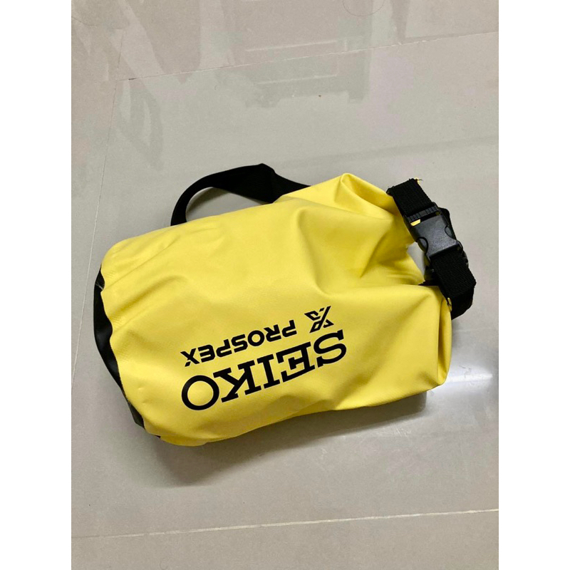 กระเป๋าดำน้ำของใหม่ลิมิเตดทำให้ Seiko Prospex ผ้าใบกันน้ำ100%ของใหม่ Diving Bag Seiko Prospex Limited Ed