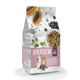 อาหารธัญพืชรวม Puur อาหารนกพรีเมียม  PUUR LARGE PARAKEET&amp;COCKATOO 750g.