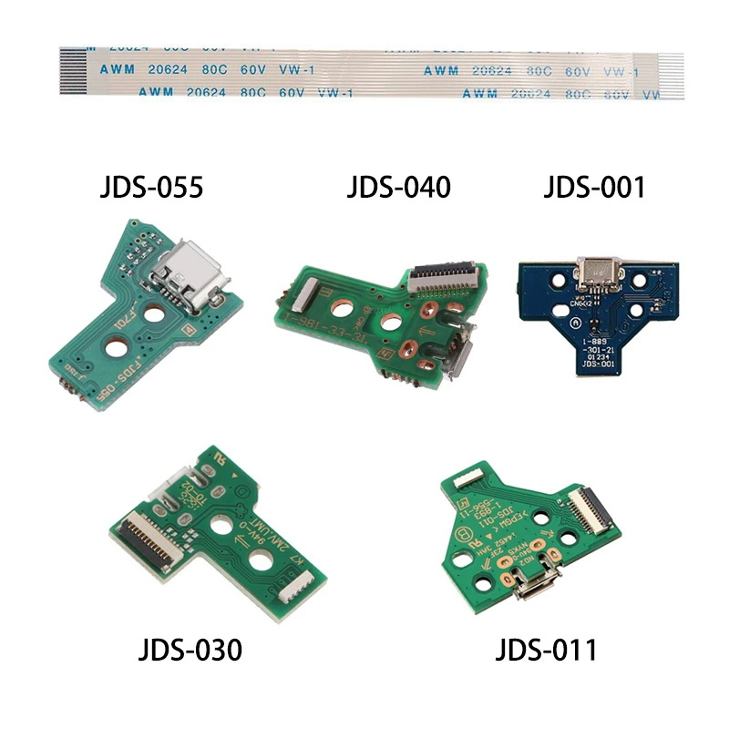 *ส่งด่วนมีทุกรุ่น* หัวชาร์จจอยPS4 ซ่อมจอยPS4 Charger Port JDS 001 011 030 040 050 055สําหรับ PS4 *รหัสจอยดูที่บอร์ด*