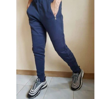 ⚡️F08⚡️กางเกงขายาวBiker[มีซิป] Jogger pants S-5XL