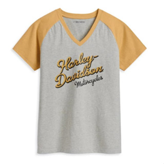 เสื้อยืดผู้หญิงลิขสิทธิ์แท้จาก Harley Davidson 96233-23VW