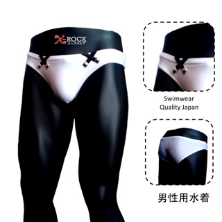 กางเกงว่ายน้ำชาย รุ่น Samurai ผ้า Spandex นุ่ม สบาย ขนาดฟรีไชล์ 29-35"