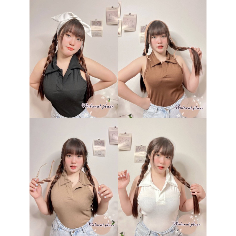 พร้อมส่ง เสื้อกล้ามสาวอวบ