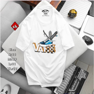 vans เสื้อยืดแขนสั้น