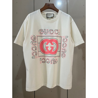 เสื้อ Logo Print T-Shirt เนื้อผ้าดีมาก งานUnisex สั่งตามขนาด Size S - XL