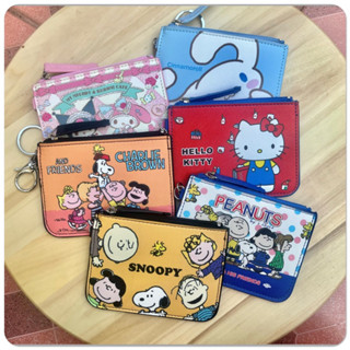 พร้อมส่ง กระเป๋าใส่บัตร กระเป๋าใส่บัตรพนักงาน Sanrio กระเป๋าใส่บัตร สามารถใส่เหรียญได้ พร้อมพวงกุญแจ