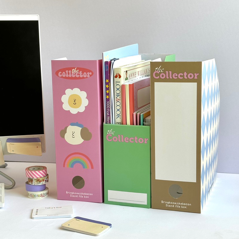Bringhome Jumbo File Box กล่องกระดาษตั้งโต๊ะใส่เอกสาร ไซส์ใหญ่