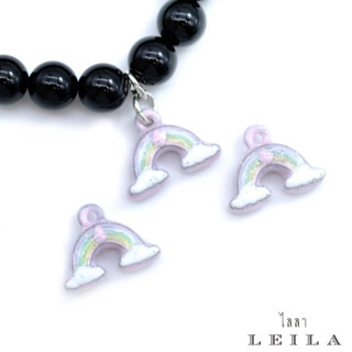 Leila Amulets อุณาโลม เหนือเมฆ Baby Leila Collection ห่วงห้อย (พร้อมกำไลหินฟรีตามรูป)