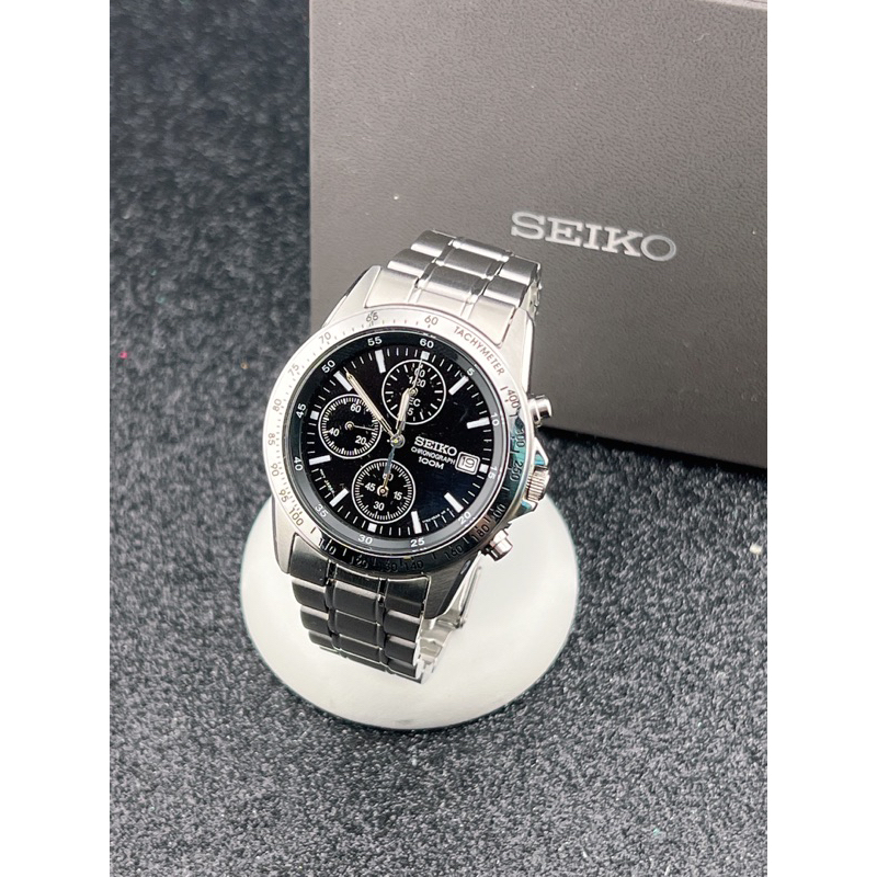 ⌚️ Seiko 🇯🇵Watches SSB379P1 Watch🤿 100 m. Chronograph tachymeter