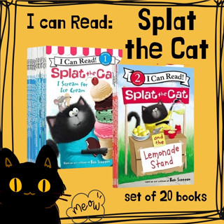 หนังสือชุด I can read: Splat the Cat (ชุด 20 เล่ม) หนังสือหัดอ่าน Picture book นิทานภาพ หนังสือภาษาอังกฤษสำหรับเด็ก