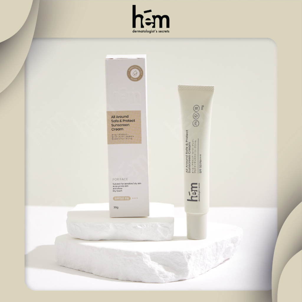 HEM All Around Safe & Protect Sunscreen Cream SPF 50 PA+++