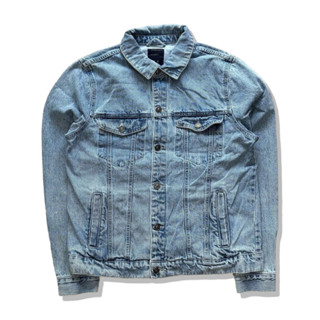 Bershka 4 Pockets Denim Jacket รอบอก 45”