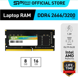 Silicon Power DDR4 RAM Notebook 8GB/16GB 2666/3200Mhz - รับประกันตลอดอายุการใช้งาน