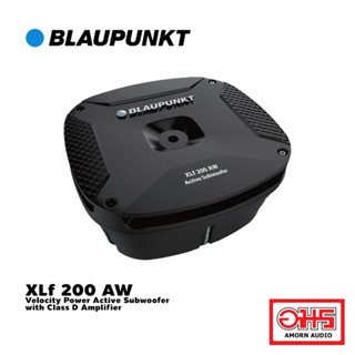 BLAUPUNKT XLf 200 AW ซับวูฟเฟอร์แบบแอคทีฟ พร้อมเพาเวอร์แอมป์คลาส D ในตัว กำลังขับสูงสุด 450W