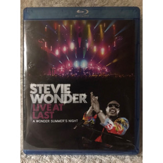 BLU-RAY Stevie Wonder Live At Last. บลูเรย์ คอนเสิร์ต สตีวี่ วอนเดอร์ ไลฟ์ แอท ลาสท์