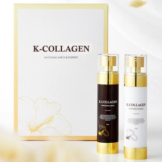 K-COLLAGEN, Plant Collagen Whitening Ampoule &amp; Essence Set