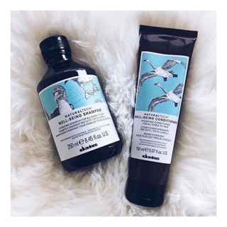 Davines Well-Being Shampoo 250ml /Conditioner 150ml  แชมพูและครีมนวดผม คืนความชุ่มชื้นและปรับสมดุลหนังศีรษะ ลดการอักเสบ