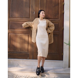 THE COAT CLUB - Tunic เดรสไหมพรมเนื้อนุ่ม