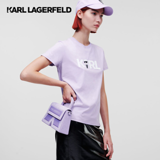 KARL LAGERFELD - IKONIK 2.0 KARL LOGO T-SHIRT 230W1706 เสื้อยืด