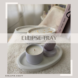 Ellipse tray 💕 ถาดทรงรี สีพื้น/ลายหินอ่อน 🤍⬜️  วางเครื่องประดับ สวย