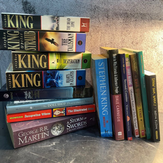 หนังสือ (มือ1-2) หนังสือภาษาอังกฤษ ทุกหมวด Stephen king / Game of thrones / Harry potter / Jacqueline / twilight / Judy