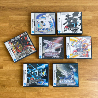 ตลับแท้ Nintendo DS : Pokemon  Platinum / Dimond / Pearl / White / White 2 / Black 2 / Soulsilver มือสอง โซนญี่ปุ่น (JP)
