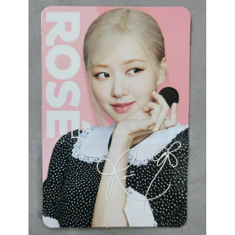 โฟโต้การ์ด BLACKPINK x OREO Rosé