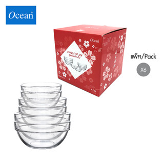 OCEAN ชุดชามแก้ว BUNDLE OF JOY (Pack of 6)