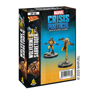 Marvel Crisis Protocol : Wolverine &amp; Sabertooth