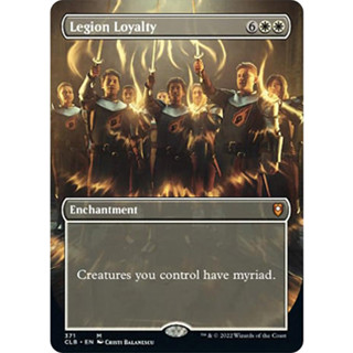 [MTG] Legion Loyalty (Extended Art) [CLB] [WHITE] [MYTHIC] [NORMAL] [ENG] (การ์ดเมจิค / Magic the Gathering)