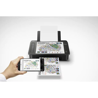 Canon TS307 Wireless Printer เครื่องพิมพ์ไร้สาย สั่งพิมพ์จากมือถือไร้สายได้ เครื่องใหม่ประกันศูนย์ พร้อมหมึกแท้ 1 คู่