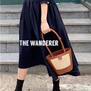 (GGB)กระเป๋าสานน่ารัก The wanderer กระเป๋าคาเฟ่ พร้อมส่ง ใส่โทรศัพท์ กระเป๋าสตางค์ กระเป๋า PU กระเป๋าสวย