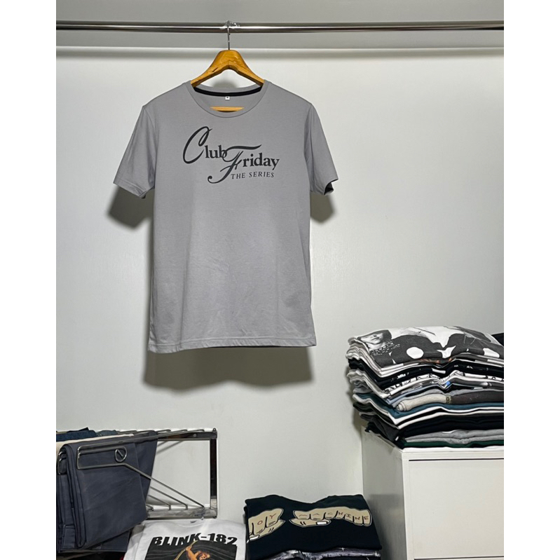 เสื้อยืดมือสอง CLUB FRIDAY THE SERIES GMM CHANNEL PROMO Size M มือ2