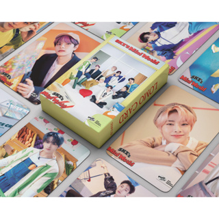 LOMO CARD 55P Stray Kids 2023 SEASONS GREETINGS  โลโม่การ์ด สเตรย์คิดส์ แบบ 2 ด้าน โค้งมน ไร้ขอบ 55P ขนาด 8.7*5.7CM