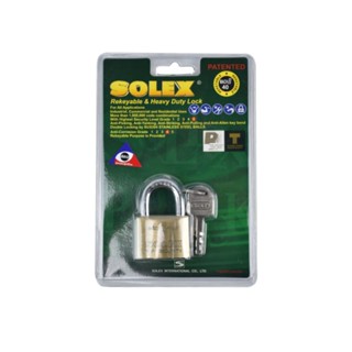 SOLEX กุญแจคล้อง MACH II 40 MM PLUS