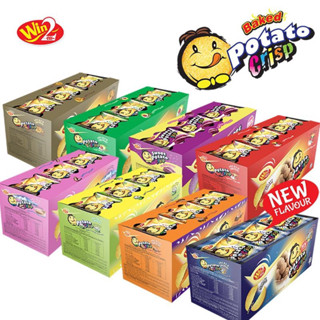 ขนมแคร็กเกอร์มันฝรั่งบางกรอบ (Win2 Potato Crackers Crisp)