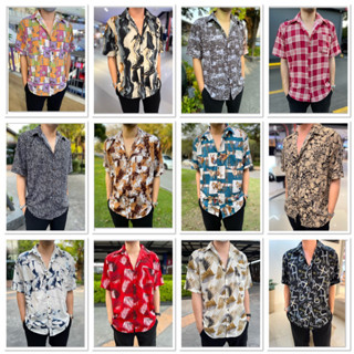 (Q) vintage art printed shirts &gt;&gt; M••L••XL••XXL