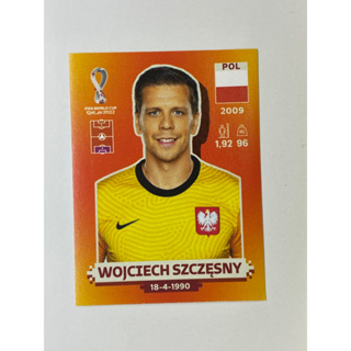 สติ๊กเกอร์สะสม Wojciech Szczesny ฟุตบอลโลก Worldcup 2022 Poland ของสะสมทีมฟุตบอล นักเตะ โปแลนด์