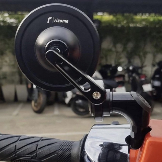 กระจกNew RZM ดีไซน์ใหม่บางเฉียบ ติดตั้งVespa และรถทุกรุ่น