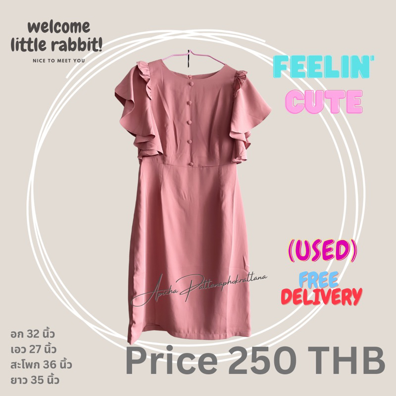 ส่งต่อ ชุดเดรส ชุดทำงาน Kalisa Brand (Dress Used)