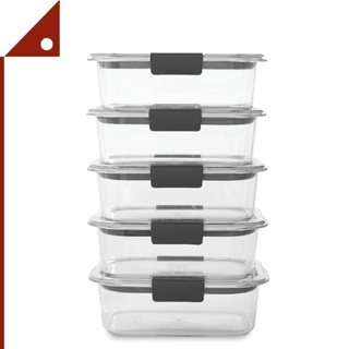 Rubbermaid : RBM2053295* กล่องบรรจุอาหาร Brilliance Food Storage Container, 3.2-Cup, 5-pk