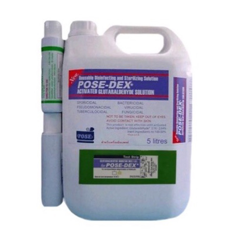POSE น้ำยาฆ่าเชื้อโรคเครื่องมือแพทย์ Pose-dex 2% (สำหรับแช่เครื่องมือ)