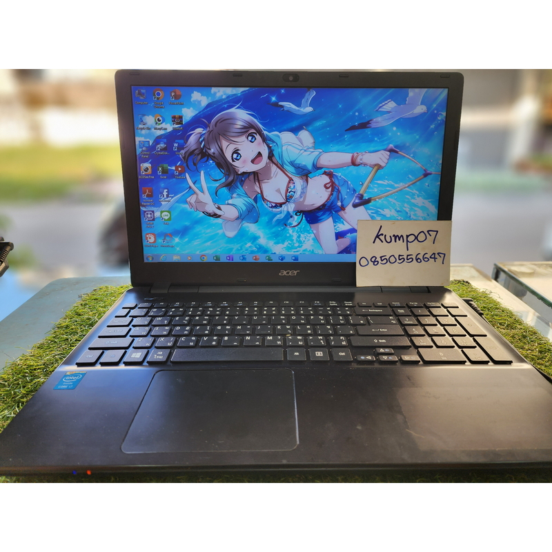 ขาย Notebook Acer Aspire E5-572 จอ 15 นิ้ว Core i7 RAM 8 HDD 500 มือ2 สภาพดี 3900 บาท ครับ