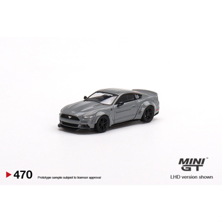 MINI GT 1/64 No.470 Ford Mustang GT LB-Works Grey RHD MGT00470-R