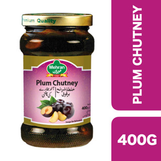 Mehran Plum Chutney 400g ++ เมหราน พลัมชัทนีย์ 400 กรัม