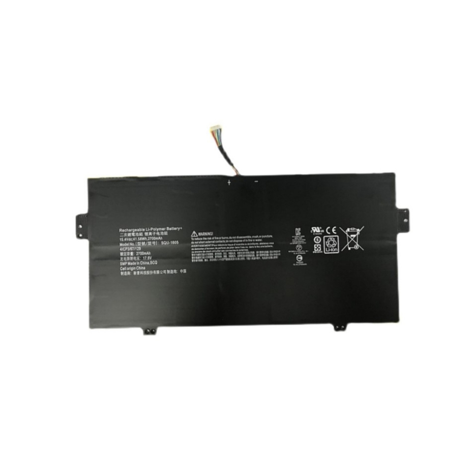Battery Notebook SQU-1605 Acer Swift 7 S7-371 SF713-51 SF713-51-M90J Spin 7 SP714-51 SF713-51 4ICP3/67/129 15.4V 41.58Wh